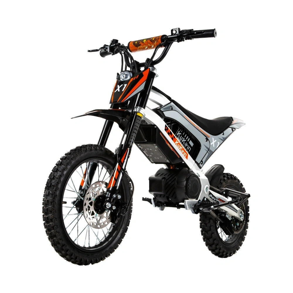KuKirin X1 (2026 New) Electric Dirt Bike – 2000W Peak Mid-Drive Motor, 40km Range, Removable Battery